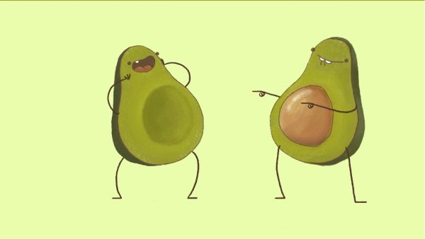 Авокадо рисунок