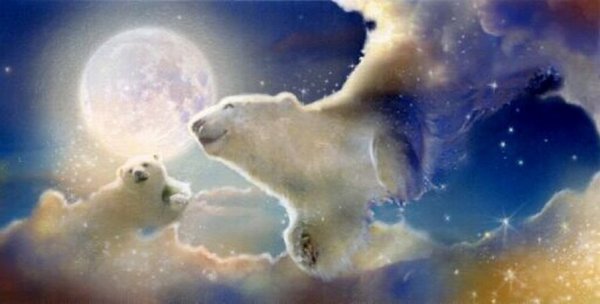 Белая Медведица на небе