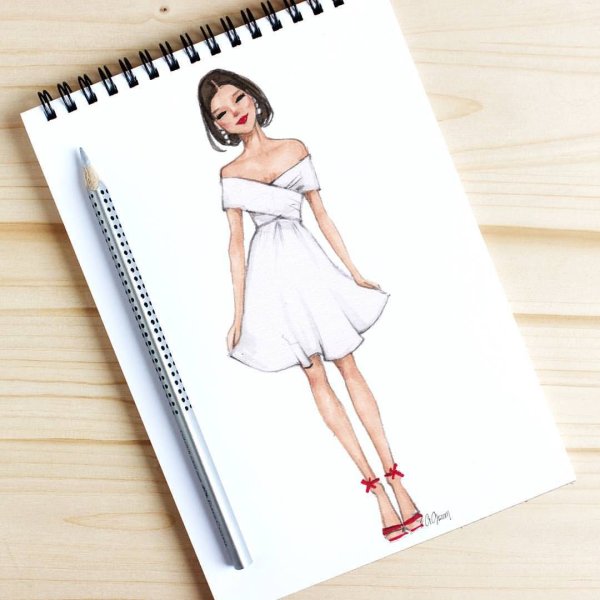 Рисунки для скетчбука модели