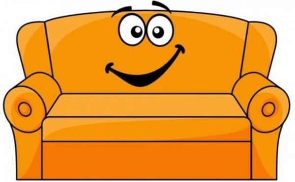 Мультяшка на диване