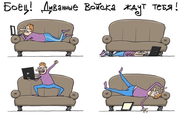 Диванные войска карикатура