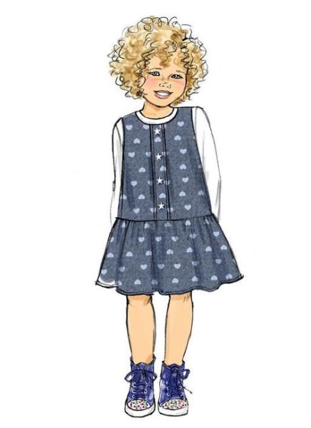 Эскиз детского платья
