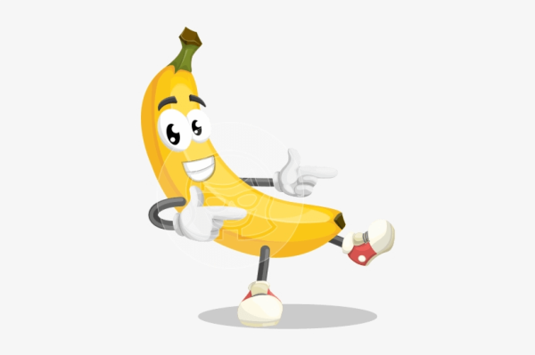 Радостный банан