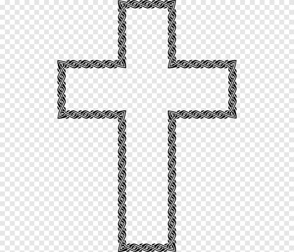 Крест на прозрачном фоне