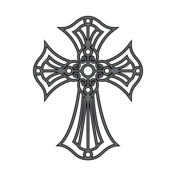 Крест хачкар вектор