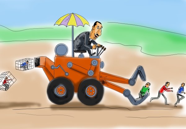 Путин на тракторе