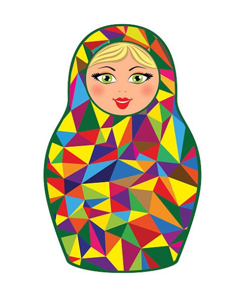 Матрешка Векторная Графика