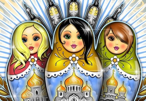 Стилизованная Матрешка