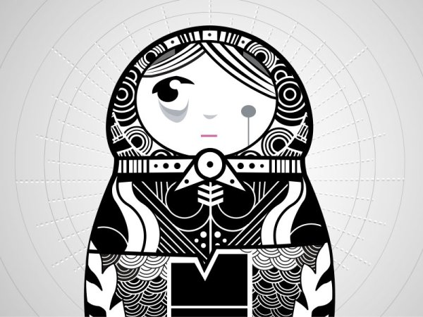 Стилизованная Матрешка
