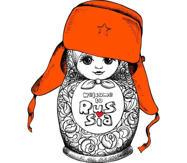 Стилизованная Матрешка