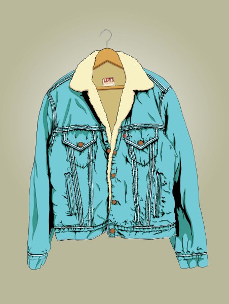 Технический эскиз куртки