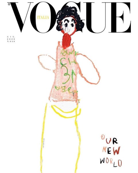 Модный журнал рисунок