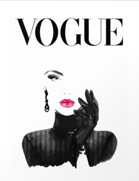 Иллюстрация модный журнал