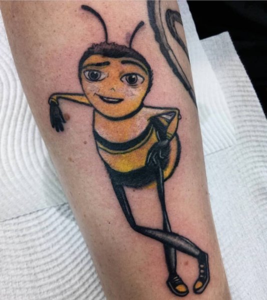 Татуировки на разных местах