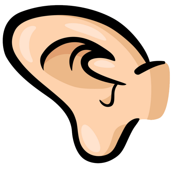 Мультяшное большое ухо