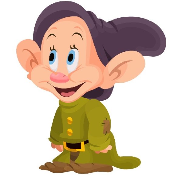 Гном Простачок из Белоснежки