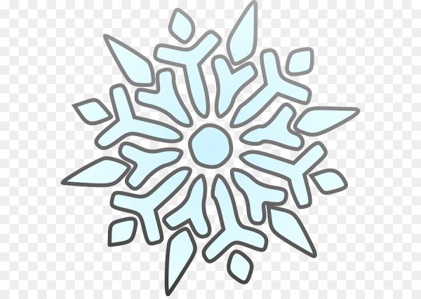 Снежинка трафарет для вырезания