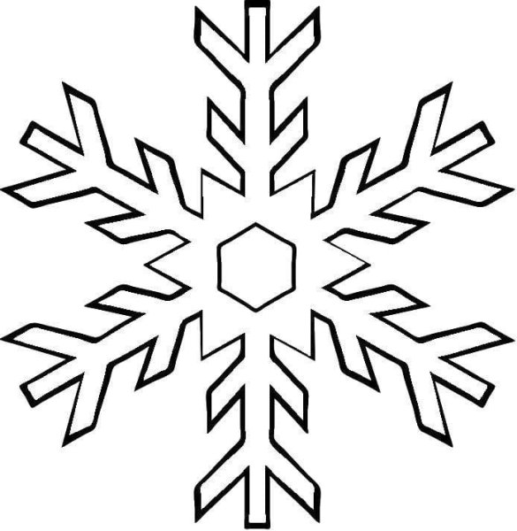 Снежинки с глазками