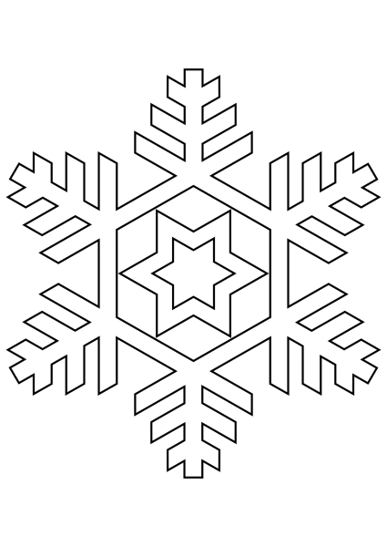Шаблоны снежинок