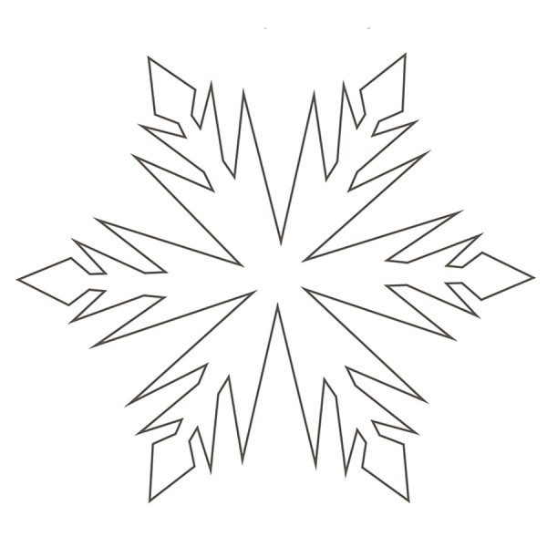 Красивые снежинки на окна