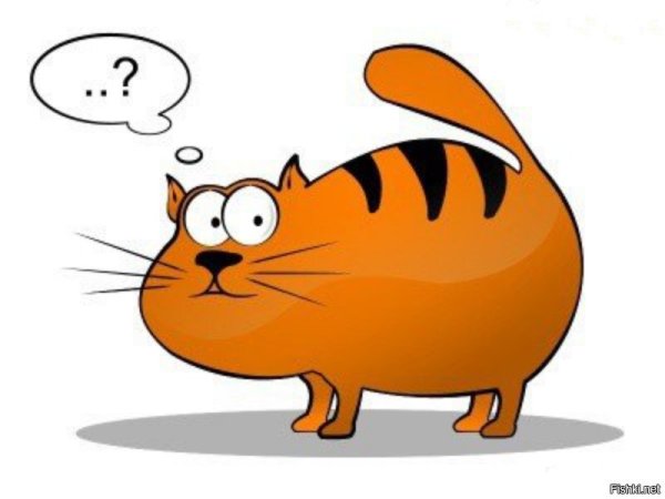 Толстый кот мультяшный