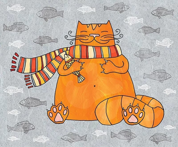 Смешные коты рисунки