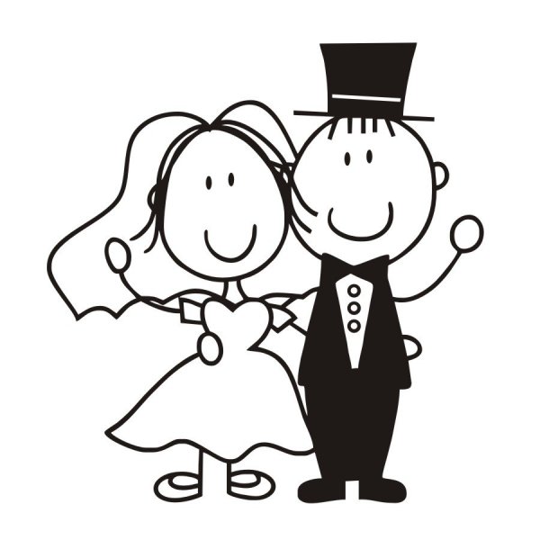 Мультяшная свадьба