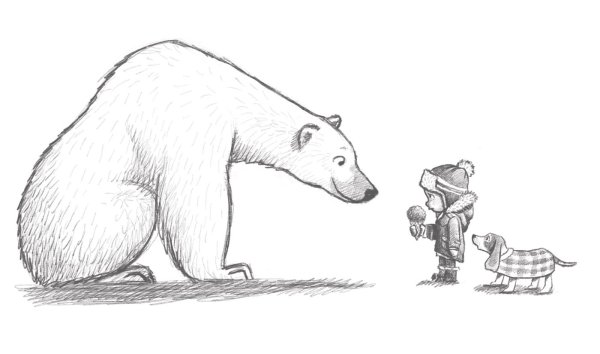 Медведь рисунок карандашом легкий