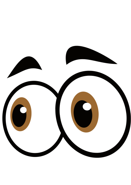 Карие глаза смешные