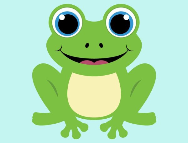 Раскраска лягушка квакша