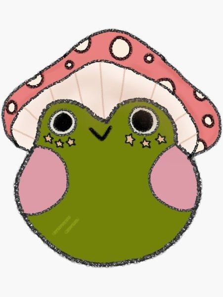 Стикеры с милыми лягушками