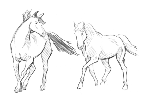Лошадь рисунок