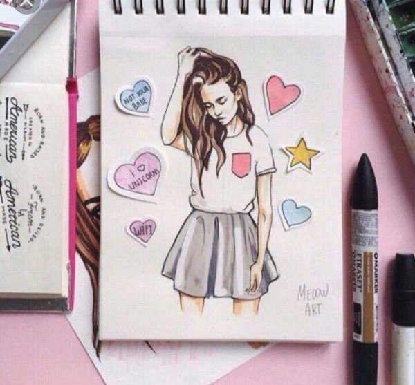 Идеи для скетчбука для срисовки