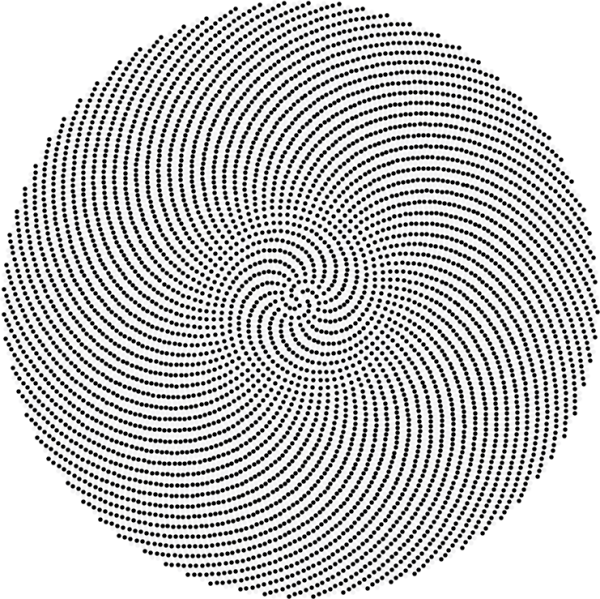 Раскраска по спирали