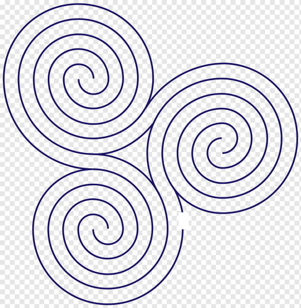 Узор спираль
