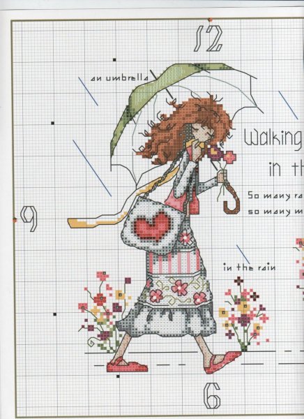 Оригинальная вышивка схема