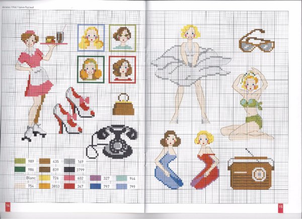 Схема вышивки крестом путешествия