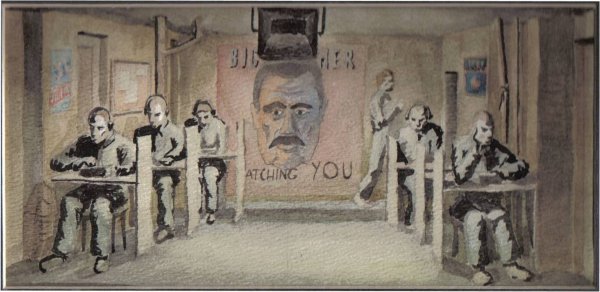 1984 Джордж Оруэлл картина