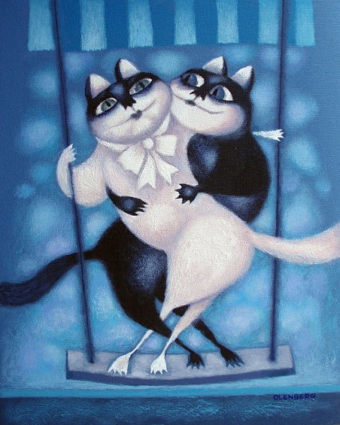 Картина два кота