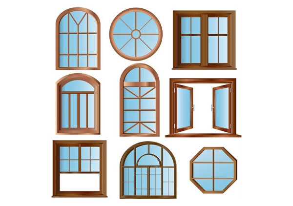 Домики на окна