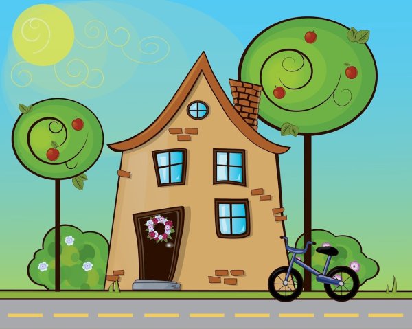 Домик с глазками