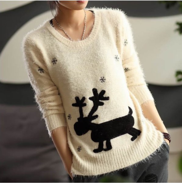 Прикольные свитера женские