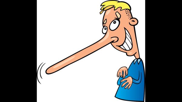 Длинный нос рисунок