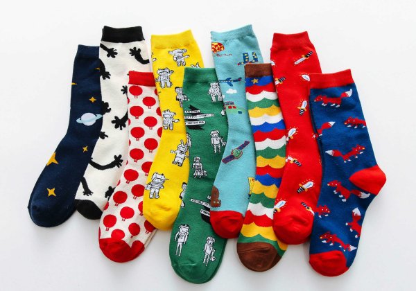 Разноцветные носки