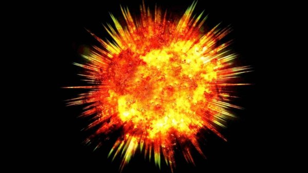 Взрыв точки Вселенной