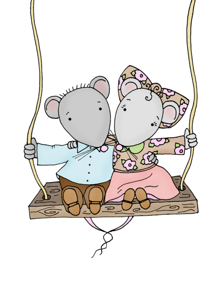 Крыса мультяшная прикольная