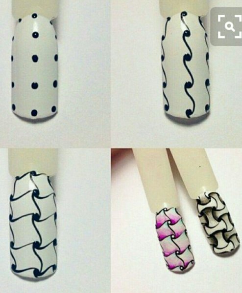 Картинки на ногтях для начинающих