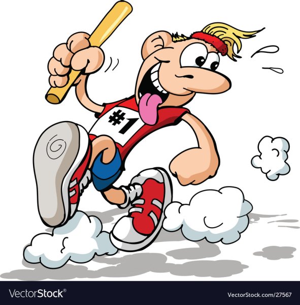 Веселый спортсмен