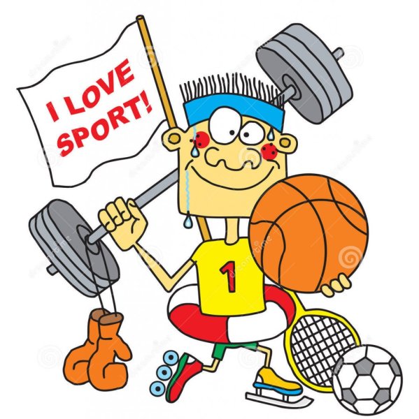 Смешные рисунки спорт
