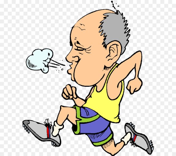 Бегущий человек карикатура